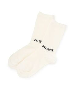 by LOVEiT / バイ ラビット ソックス | 【卒服】ロゴクルーソックス
