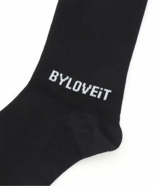 by LOVEiT / バイ ラビット ソックス | 【卒服】ロゴクルーソックス | 詳細2