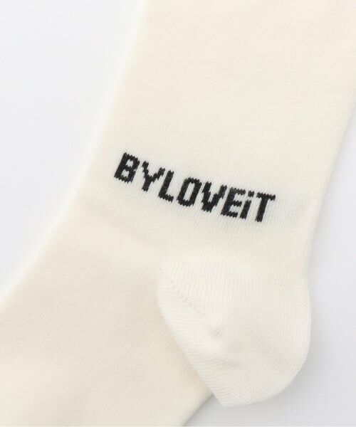 by LOVEiT / バイ ラビット ソックス | 【卒服】ロゴニーハイソックス | 詳細2