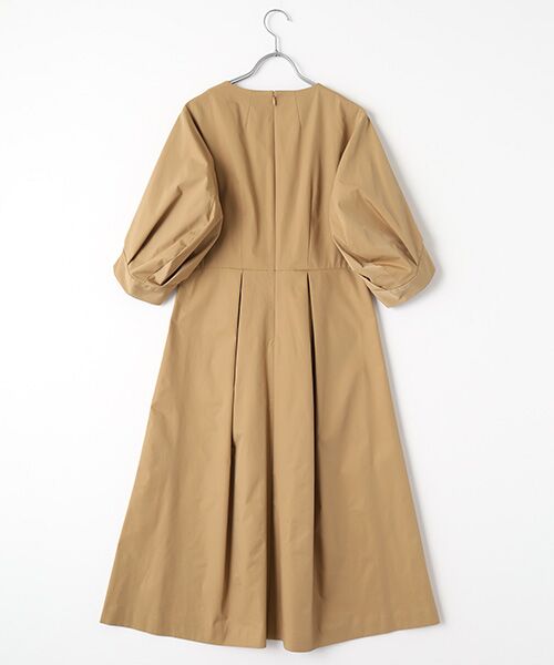 MAX MARA●PEDAGGI ボリュームスリーブ ロング コットンワンピ セール】 ボリュームスリーブワンピース （ロング・マキシ丈