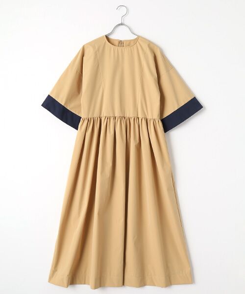 【美品 近年モデル】ハイク ワンピース ロング マキシ丈 スリーブ 高級◎ 現行 ワンピース ロング マキシ丈 白 カーキ グリーン 夏 ギャザー
