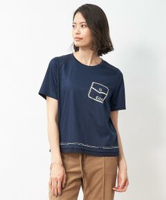 ポケットのトロンプルイユTシャツ