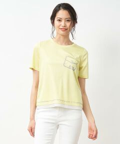 ポケットのトロンプルイユTシャツ