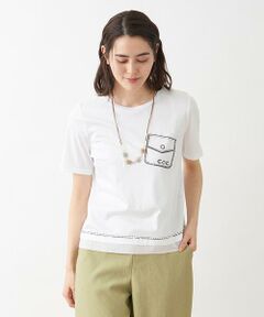 ポケットのトロンプルイユTシャツ