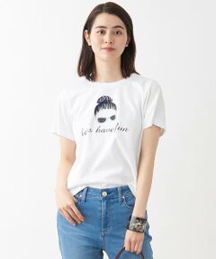 ガールモチーフTシャツ