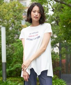 ランダムヘムロゴTシャツ