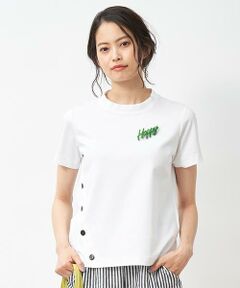 サイドボタンTシャツ