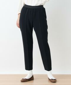 洗える のびのび ウエストゴムセンタープレスパンツ