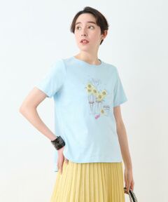 洗える ひんやり ひまわりTシャツ