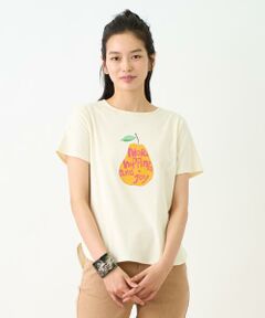 洗える ひんやり洋梨Tシャツ