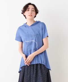 洗える サファリ パーカTシャツ