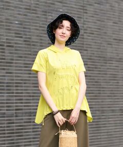 洗える サファリ パーカTシャツ