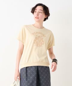 洗える ブラウジングロゴTシャツ