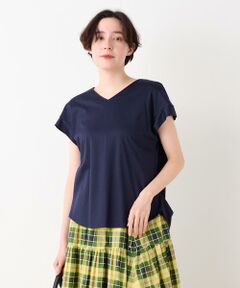 洗える VネックTシャツ