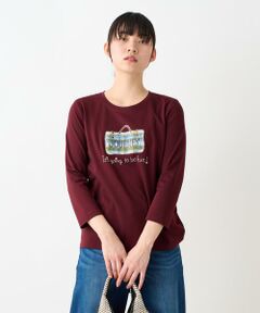 洗える バッグモチーフTシャツ