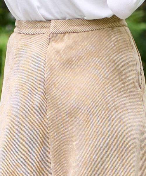 CARA O CRUZ / キャラ・オ・クルス ミニ・ひざ丈スカート | 洗える ウエスト伸縮のびのびコーデュロイのロングスカート | 詳細24