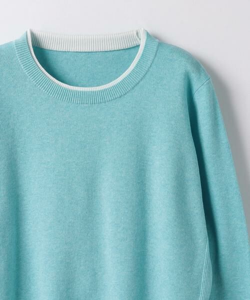 CARA O CRUZ / キャラ・オ・クルス ニット・セーター | 洗える 衿ぐり配色ニット | 詳細2