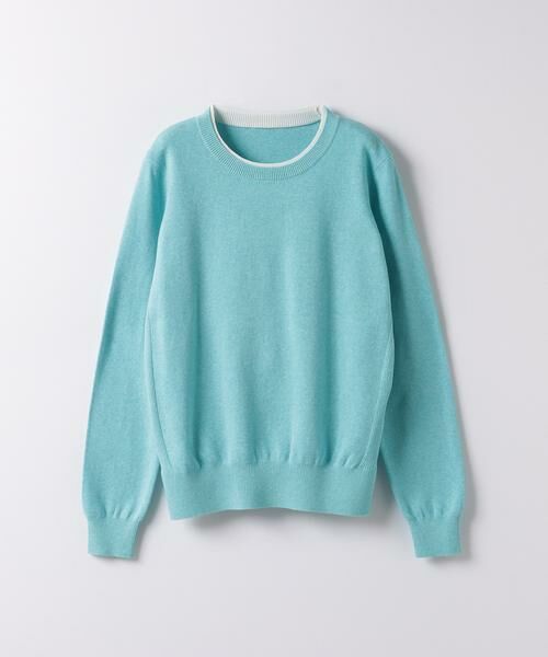 CARA O CRUZ / キャラ・オ・クルス ニット・セーター | 洗える 衿ぐり配色ニット | 詳細4