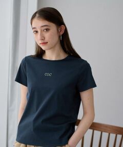 洗える ラインストーンTシャツ