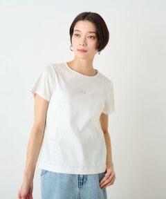 洗える ラインストーンTシャツ