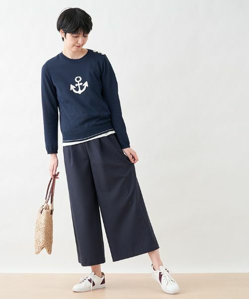 CARA O CRUZ / キャラ・オ・クルス その他パンツ | クロップドワイドパンツ | 詳細13