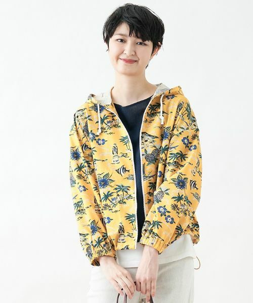 CARA O CRUZ / キャラ・オ・クルス その他アウター | トロピカルプリントブルゾン【reyn spooner】 | 詳細3