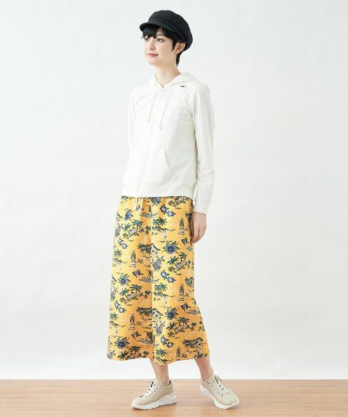 CARA O CRUZ / キャラ・オ・クルス その他パンツ | トロピカルプリントのワイドクロップドパンツ【reyn spooner】 | 詳細8