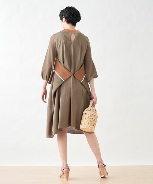 CARA O CRUZ / キャラ・オ・クルス ドレス | 配色ニットワンピース | 詳細4