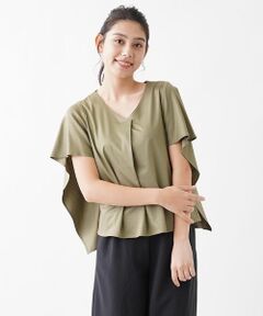 CARA O CRUZ / キャラ・オ・クルス カットソー | フリルスリーブカットソー