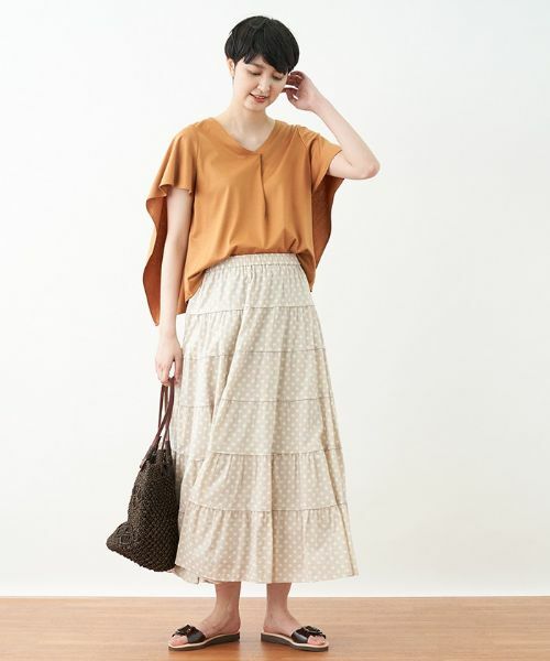 CARA O CRUZ / キャラ・オ・クルス カットソー | フリルスリーブカットソー | 詳細12