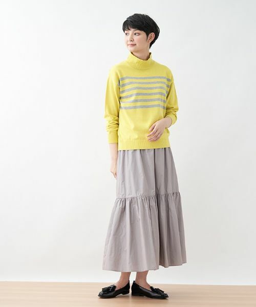 CARA O CRUZ / キャラ・オ・クルス ミニ・ひざ丈スカート | ギャザーロングスカート | 詳細10