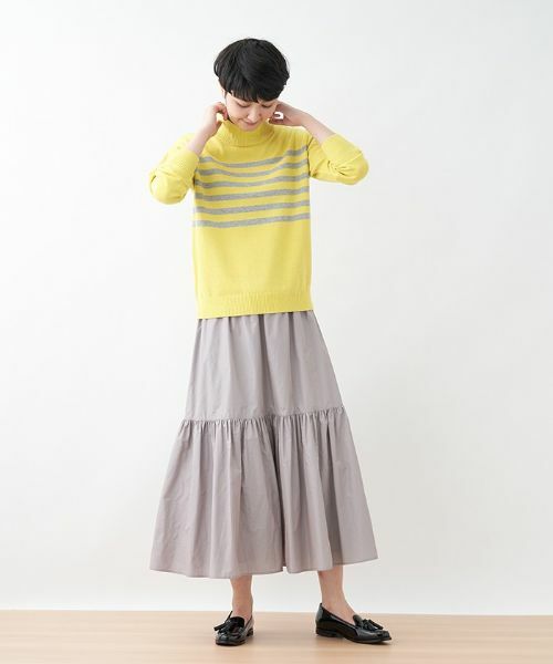 CARA O CRUZ / キャラ・オ・クルス ミニ・ひざ丈スカート | ギャザーロングスカート | 詳細11