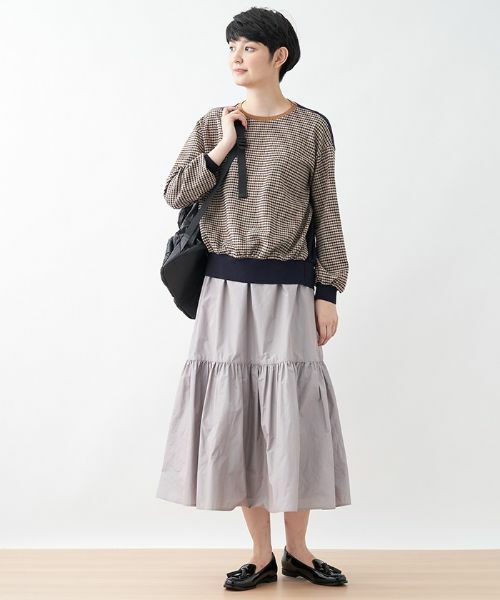 CARA O CRUZ / キャラ・オ・クルス ミニ・ひざ丈スカート | ギャザーロングスカート | 詳細14