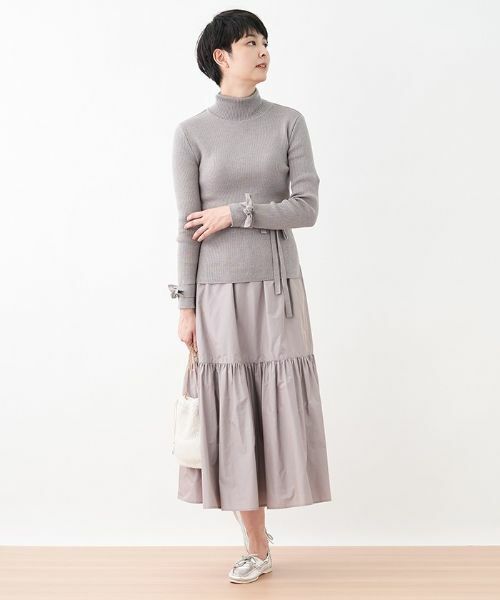 CARA O CRUZ / キャラ・オ・クルス ミニ・ひざ丈スカート | ギャザーロングスカート | 詳細6