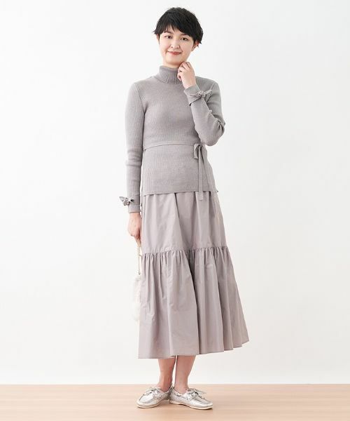 CARA O CRUZ / キャラ・オ・クルス ミニ・ひざ丈スカート | ギャザーロングスカート | 詳細9