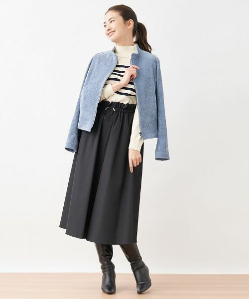 CARA O CRUZ / キャラ・オ・クルス ミニ・ひざ丈スカート | ドロストフレアスカート | 詳細1