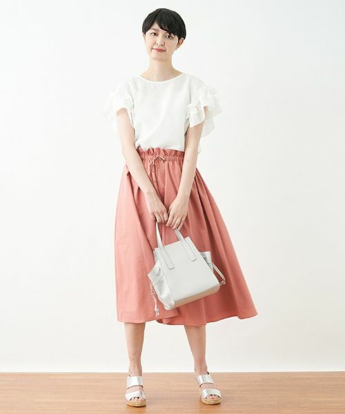 CARA O CRUZ / キャラ・オ・クルス ミニ・ひざ丈スカート | ドロストフレアスカート | 詳細12