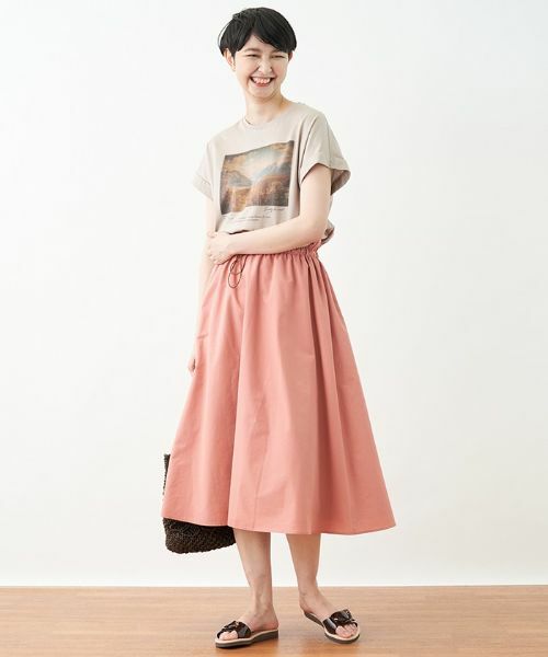 CARA O CRUZ / キャラ・オ・クルス ミニ・ひざ丈スカート | ドロストフレアスカート | 詳細16