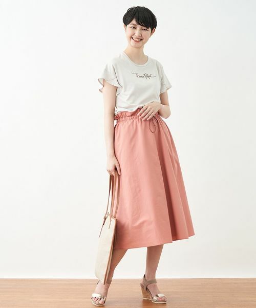 CARA O CRUZ / キャラ・オ・クルス ミニ・ひざ丈スカート | ドロストフレアスカート | 詳細17