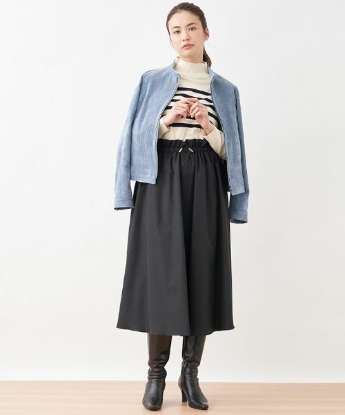 CARA O CRUZ / キャラ・オ・クルス ミニ・ひざ丈スカート | ドロストフレアスカート | 詳細3