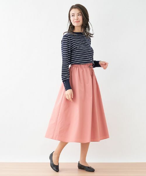 CARA O CRUZ / キャラ・オ・クルス ミニ・ひざ丈スカート | ドロストフレアスカート | 詳細9