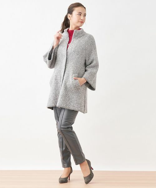 CARA O CRUZ / キャラ・オ・クルス その他パンツ | 【あったか】裏起毛合皮パンツ | 詳細8