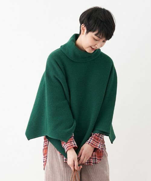 CARA O CRUZ / キャラ・オ・クルス マフラー・ショール・スヌード・ストール | ニットポンチョ | 詳細9