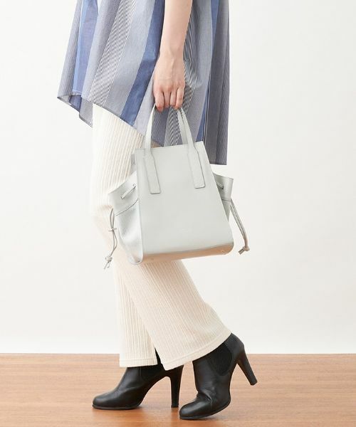 CARA O CRUZ / キャラ・オ・クルス その他パンツ | 洗える ウエストゴム リブニットパンツ | 詳細1