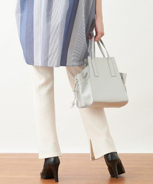 CARA O CRUZ / キャラ・オ・クルス その他パンツ | 洗える ウエストゴム リブニットパンツ | 詳細2