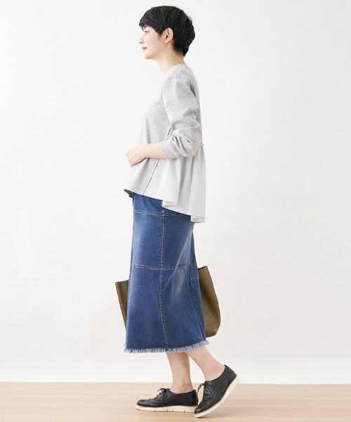 CARA O CRUZ / キャラ・オ・クルス スウェット | バック切替えプルオーバー | 詳細13