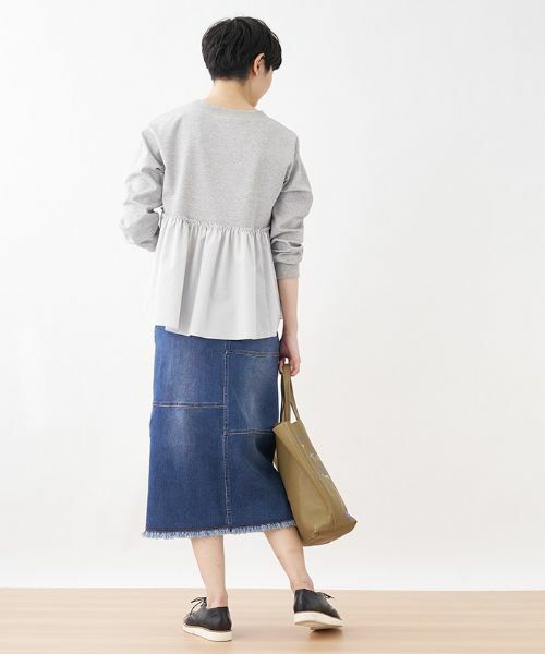 CARA O CRUZ / キャラ・オ・クルス スウェット | バック切替えプルオーバー | 詳細14