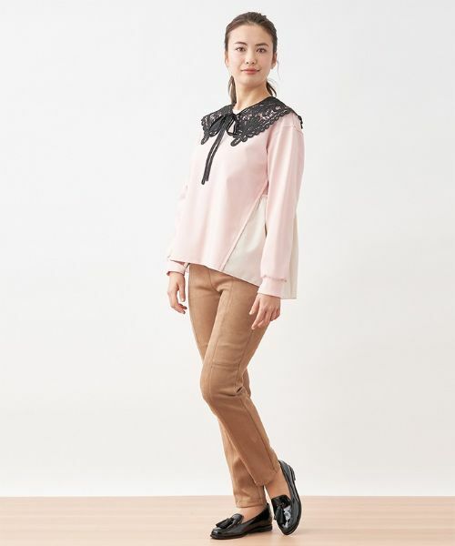 CARA O CRUZ / キャラ・オ・クルス スウェット | バック切替えプルオーバー | 詳細6