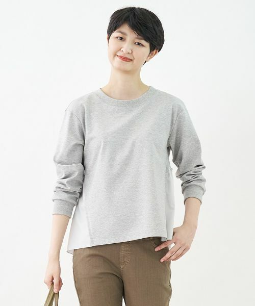 CARA O CRUZ / キャラ・オ・クルス スウェット | バック切替えプルオーバー | 詳細8