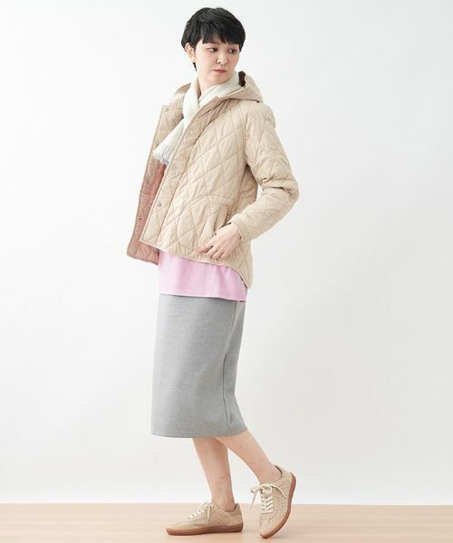 CARA O CRUZ / キャラ・オ・クルス ミニ・ひざ丈スカート | ジャージーミディ丈タイトスカート×リブレギンスセット | 詳細23